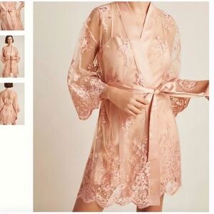 ⭐️Darling Lace Romantic Lovely Chic Glam Girly Night Classy Floral Elegant Robe